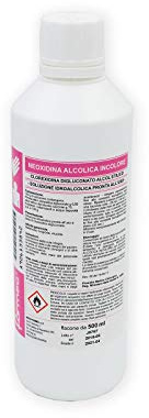 Neoxidina Alcolica E Incolore Disinfettante A Base Di Clorexidina (0,5%) - 500 Ml, Liquido
