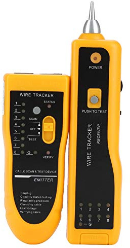 LiebeWH Wire Tracker, Underground Wire Locator Cable Tester With Earphone for Locate Wires and Control Wires Cables