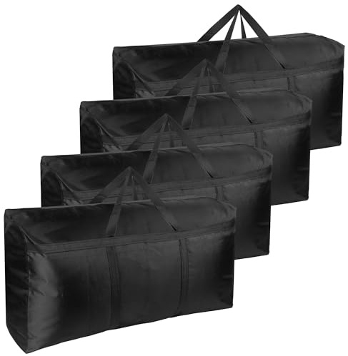 4 Pack 180L Large Storage Bags Clothes,House Moving Boxes Large,Strong Packing Boxes for Moving House