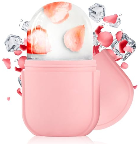 Milano Home Ice Roller Viso – Rullo di Ghiaccio Facciale per Skincare e Beauty Routine, Face Massager Effetto Freddo per Riduzione Pori, Occhiaie e Cura del Viso Quotidiana