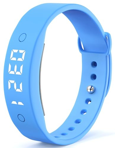 findtime Non Bluetooth Fitness Tracker Pedometer Watch Step Counter Calories Smart Bracelet Alarms Countdown Sport Waterproof Activity Tracker Fitness Watch for Kids Adult Senior Teen