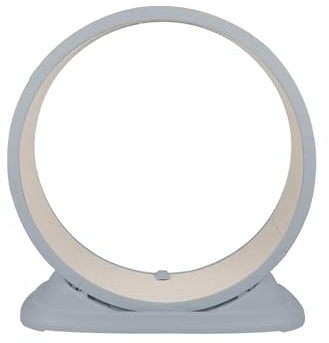 Roue d'exercice pour Chat en Bois - Jouet de Sport pour Une durée de Vie Plus Longue, pour Chat pour Course Marche Entraînement Convient Plupart des Chats,85 * 80 * 33cm - Gris