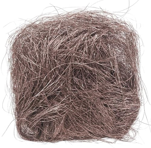 MIJOMA Fibras decorativas de pelo de ángel, decoración navideña brillante para manualidades y diseño, ideal para árboles, arreglos, corona de Adviento y decoración de mesa (rosa viejo)