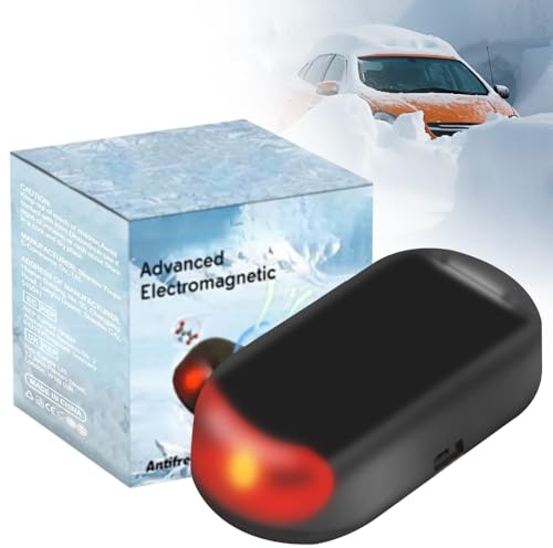Electromagnetic Car Deicer, 2025 New Antifreeze Electromagnetic Car Snow Removal Device, Portable Kinetic Molecular Heater, Car Defroster, Winter Car Kits (1PCS)