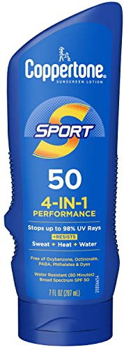 Coppertone Sport Sunscreen Lotion SPF 50, 8oz