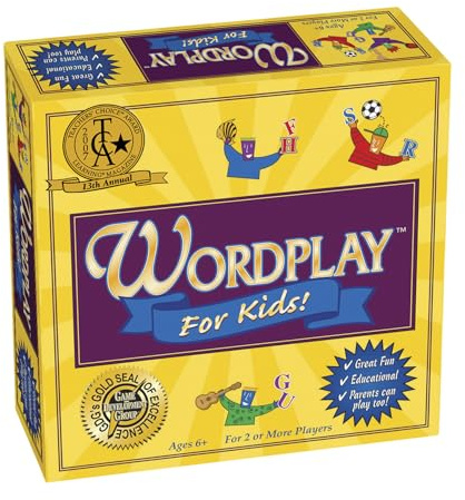 Wordplay for Kids — A Fast-Paced, Award-Winning Game Filled with Fun Word Challenges — Great for The Whole Family, Ages 6 & Up