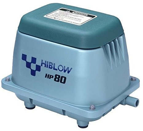 HiBlow Koi Fish Pond Air Pump HP80 Septic Tank Sewage Medical Aquatic Aerator