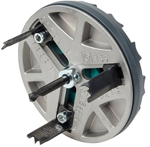 wolfcraft Sega a tazza regolabile AH 45-90 I 5977000 I Per segare materiali di diversi diametri in ristrutturazioni e ampliamenti interni