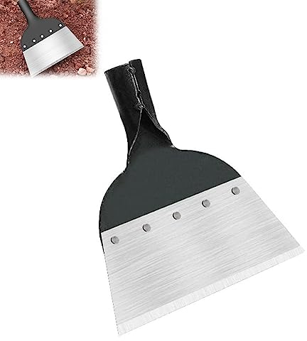 Pala de Limpieza de JardíN,Pala de JardíN Multifuncional,Herramienta de Deshierbe de Acero Al Carbono,Pala Plana de Acero,para JardíN,CéSped,Paleta(23cm)