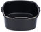 Generic Kuchenform aus Eisen, 18 cm, Schwarz, für HD9925, HD9860, HD9905 01, BPA-frei, Spülmaschinenfest, Passend für verschiedene Lebensmittel in Küche, Restaurant, Backen