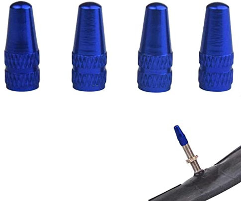 Cappucci per valvola, Tappo per valvola per bicicletta, 4 pezzi Cappucci per valvola Colorati Cappucci per stelo valvola per pneumatici per bici, Tappi per valvola multifunzionali in sti