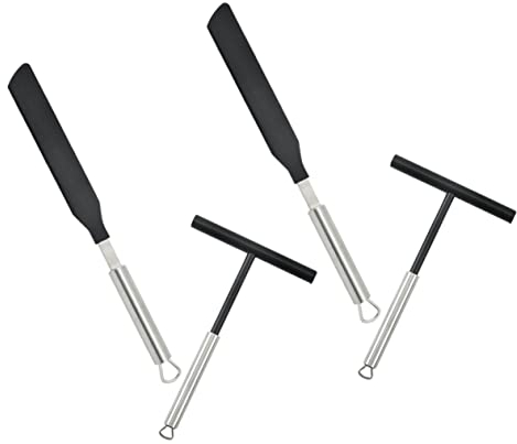 TOPBATHY 2 Ensembles De Spatule À Crème Spatule À Gâteau Outil À Crêpes Ustensiles De Cuisine À Crêpes Épandeur En Métal À Crêpe Outils À Crêpes Épandeur De Crêpes Et