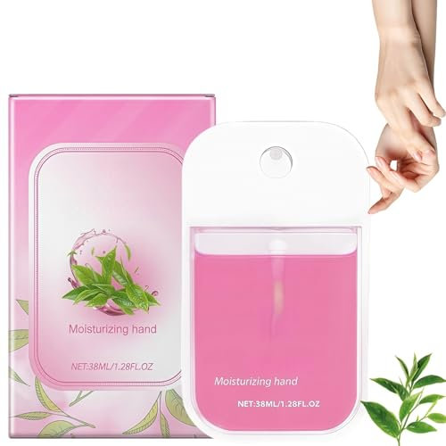 Mist Hydrating Hand Sanit/izer Spray for Adults,Cleanses Your Hands,Hand Sanit/Iser Mini,Travel Hand Sanit/iser,Multi/Flavor,Power Mist Hydrating Hand Sanit/izer Spray,Portable Travel Size(Green Tea)