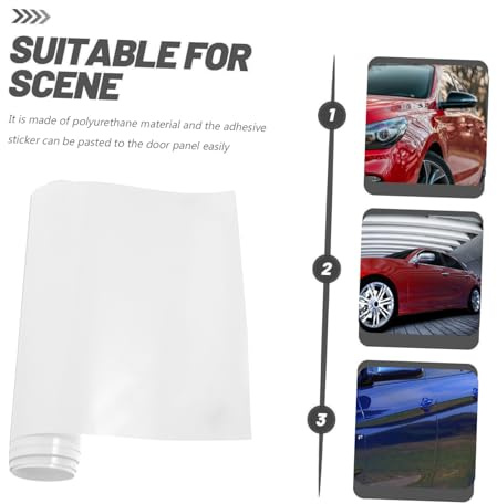 ARTSEWPLY Film Protecteur Transparent Auto Film Adhésif Protection Intérieur Voiture Poussière et Rayures Autocollant Protection Porte et Tableau de Bord