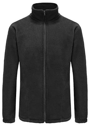 Qupuce Unisex fleece-väst, lätt vindtät ärmlös jacka | Fleecefoder för värme | perfekt för vandring, cykling, löpning | andningsbar och hållbar