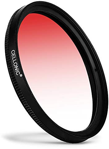 CELLONIC Graduated color filter Red compatible with Gradient Filter