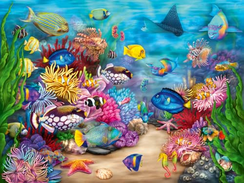 Ravensburger Tropisches Riffleben | 750-teiliges großformatiges Puzzle | ideal für Erwachsene und Kinder | einzigartige Softclick-Technologie langlebig und blendfrei | FSC-zertifiziert