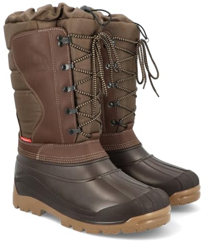 Demar Vigur Pro Bottes de Chasse Bottes Thermos Bottes d'Hiver Imperméable, marron, 41 EU