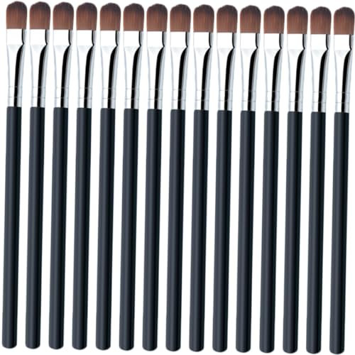 Ipetboom Pinceau à Maquillage Portable 25 Pcs Pour Yeux Et Sourcils Brosse Anti- Design Ergonomique Usage Quotidien Et Professionnel