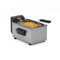 Tristar Freidora de Acero Inoxidable, 3L de Capacidad, Termostato Regulable hasta 190°C, Zona Fría, Partes Aptas Lavavajillas, Carcasa Fría al Tacto, FR-9326