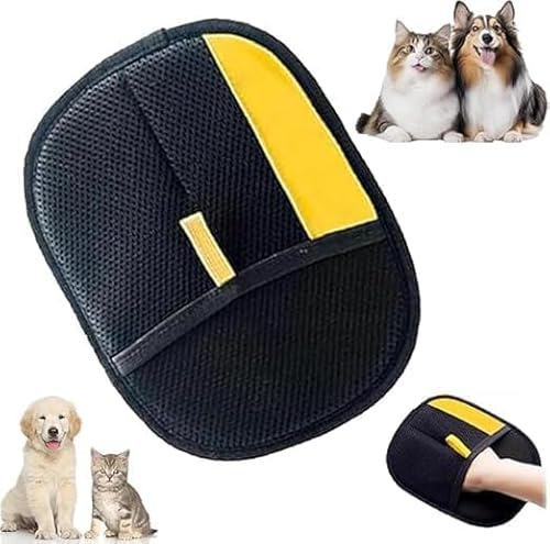 2026 Nuevo Guante Quitapelos Para Mascotas, Guantes Antiestáticos Reutilizables De Doble Cara, Usados Para Limpieza, Eliminación De Pelo Y Belleza Para Sofás (1 Pieza)