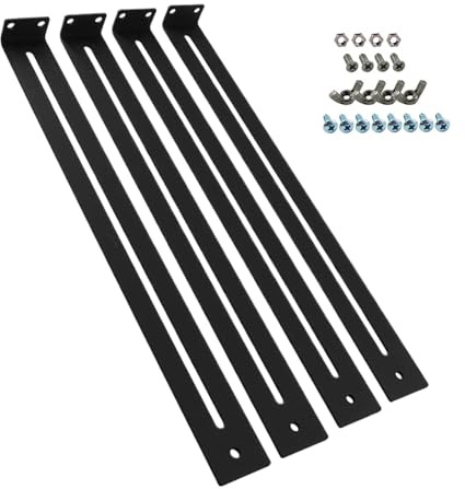 Kit de fijación para cajones – Estructura de metal reforzado, hardware multiusos, juego de herramientas 4X incluido, diseño de fácil instalación | Reparación de muebles DIY