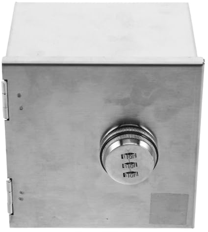 SEWACC Coffret Électrique en Acier Inoxydable Argenté Serrure et Protection pour Prises Électriques, pour Bureaux et Espaces Publics