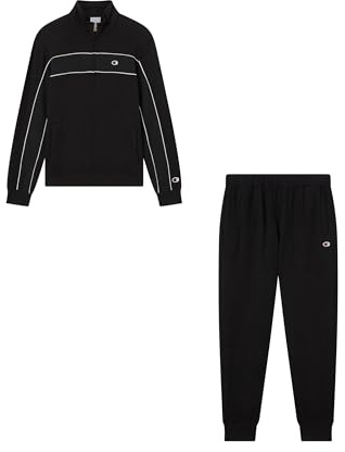 Champion Men's Sweatsuit, Black (KK001), L