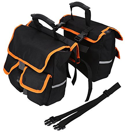 Fahrrad Doppelpacktasche Radfahren Abnehmbare R¡§1ckensatteltasche Fahrradkoffer Tragetasche Outdoor