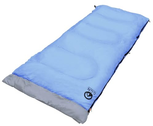 Go! Go! Nature! - Saco de dormir para adultos, 190 x 80 cm, Azul