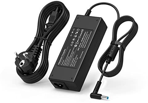 BIUBOTY 90W Alimentatore 710412-001 Caricabatterie 19.5V 4.62A PC Portatile Caricatore Compatible con HP 240 250 255 EliteBook 840 850 G3 G4 G5 G6 G7 G8 ProBook 430 440 HP Stream Pavilion Adattatore