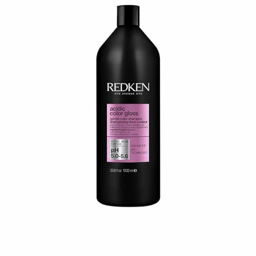 Redken Acidic Color Gloss Shampoo für gefärbtes Haar, 1 l, Glanzverstärker