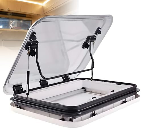 SHEUAO 500/700/800x500MM Campervan Skylight Roof Vent,Skylight Window Roof Vent,Skylight For Caravan Or Motorhome Spares And Accessories,500 * 500mm
