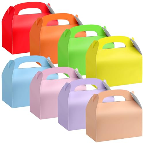 32PCS Cardboard Party Boxes Food Boxes for Cake Lunch Kids Party