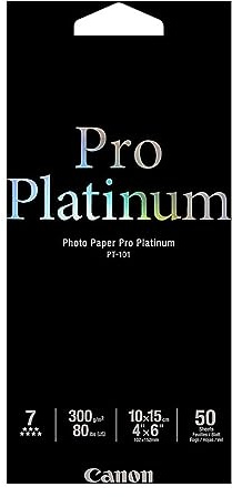 Canon PT-101 Carta Fotografica Lucida Professionale Formato 10x15cm (50 fogli)
