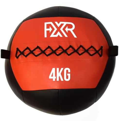 FXR Sports Strength Premium Wall Medicine Balls (2kg-10kg Available) (4kg (Orange))
