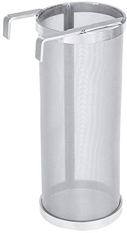 Nikou Homebrew Bierfilter, Hopfensieb aus Edelstahl Brauen Von Bier Brauen Von Hopfen, 300 Mikron Beer Dry Hopper Filter Mesh Sieb für Hausgemachte (Größe : 10 x 25.5cm)