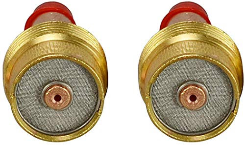 RIVERWELD Corps de Collet pour Diffuseur de Gaz TIG Jumbo Grand Diamètre 45V116S 1,6mm pour PTA DB SR WP 9 20 25 Torche de Soudage TIG 2pcs