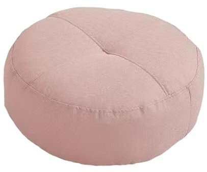 Baoblaze Rundes Bodenkissen, Sitzkissen, klein, Premium-Meditationskissen, Meditations-Bodenkissen für Yoga, Sofa, Bett, Schlafzimmer, Büro, ROSA