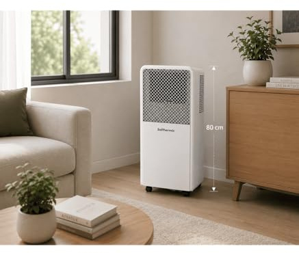 SOLTHERMIC PORPC35 AIRE ACONDICIONADO PORTATIL CON BOMBA DE CALOR / 3095 FRIGORIAS / 12500 BTU/PARA GRANDES SUPERFICIES/GAS ECO-FRIENDLY R290 / ANTIHONGOS/PANEL LED/BAJO CONSUMO/ALTA GAMA