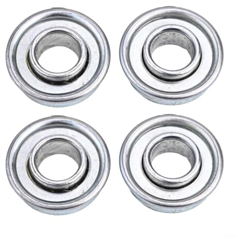 Lot de 4 roulements de roue en acier pour tondeuse à gazon, tracteur, 12,7 mm x 28,6 mm