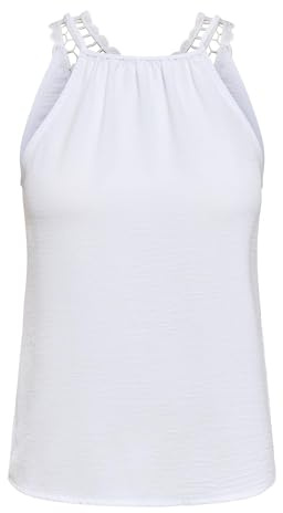 Only Onlmette Dobby S/L Lace Top Wvn Ex Onlmette Dobby S/L Lace Top Wvn Ex Mujer (Pack de 1)