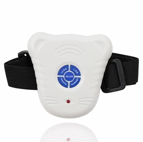 Ultrasonic Control Collar Dog Bark Stop Anti Barking No Shock Humanised Training