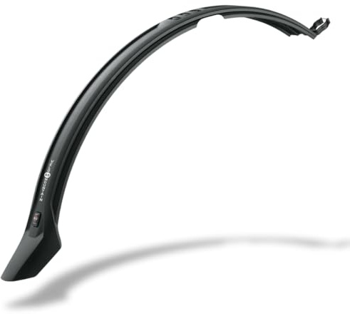 SKS GERMANY Velo 65 Mountain Rear 26 - 28 Garde-Boue arrière (Protection Anti-éclaboussures pour VTT, pour Largeur de Pneu 52-60 mm, Fixation Angulaire, Fixation par entretoise Disponible Option)
