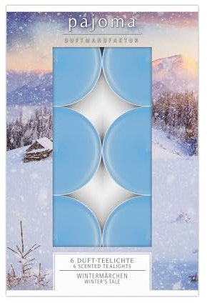 Pajoma 44806 Set di 6 lumini profumati Inverno Favola