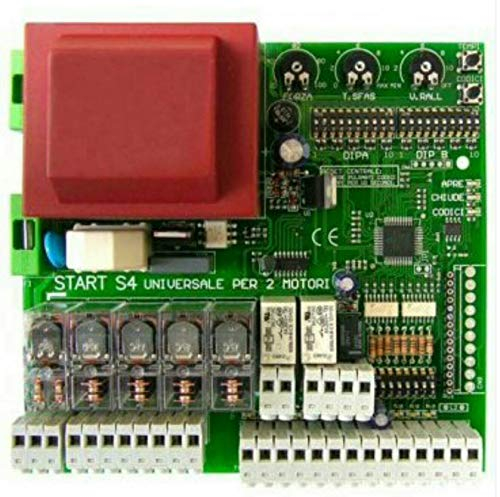 Nologo Centrale Universale per CANCELLI Automatici BATTENTI A 1/2 Ante START-S4XL Came BFT Nice ECC