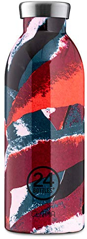 24Bottles Clima Bottle 500 ml Flower Flame Bottle, Unisex Adult, Multicoloured, 500 ml
