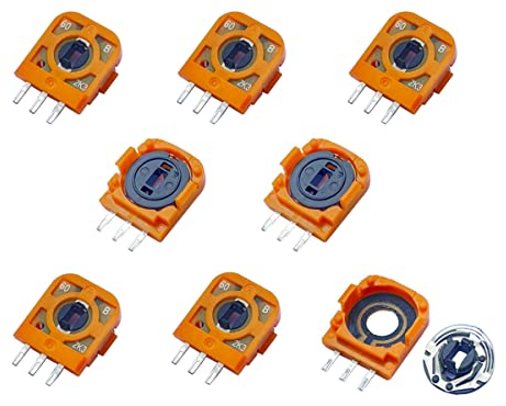 ElecGear 8X FU 2.3K Potenciómetro de Repuesto para Mando PS5, Sensor de Módulo de Palanca de Control de Resistencia de Ajuste de Reemplazo para Joystick Analógico Favor Union