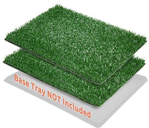 Fake Grass for Dogs Indoor/Outdoor Potty, Artificial Grass Mats for Puppy Pee Training (Replacement, 20x25)