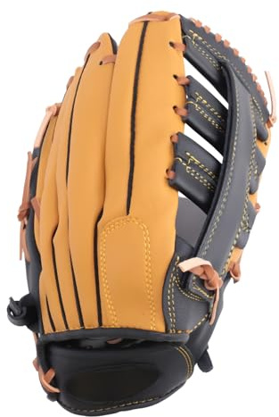 Stroagymoon Professional Baseball Gloves Youth Adult Leather Baseball Gloves Softball Training Catcher Gloves 12.5 Inches